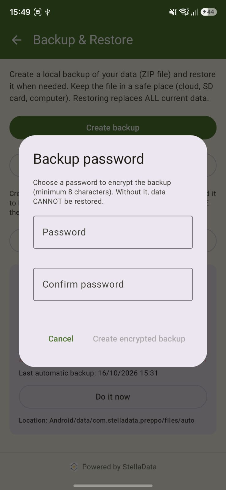 Encrypted Backup, 100% Local